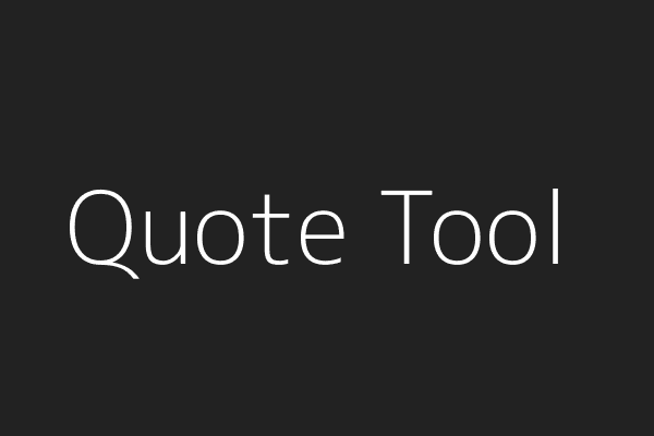 Engineer Quote Tool (PWA)