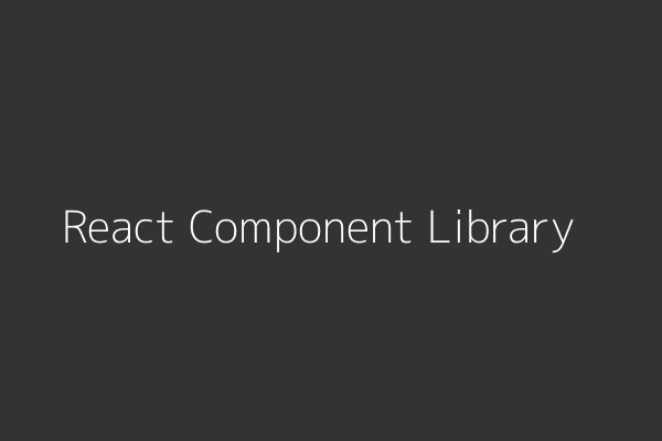 The React Component Library