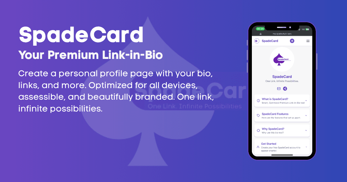 Spadecard by Spadeshub